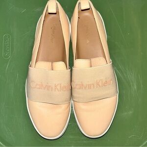 Calvin Klein Beige Loafers for Women
